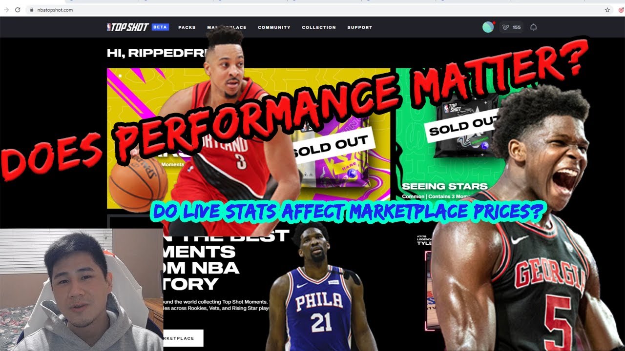 NBA TopShot - Does Performance Matter?? (How to make $$$ off the best players)