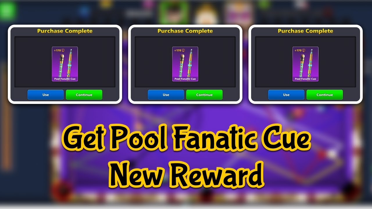 8 Ball Pool Fanatic Cue Reward Link 2023, Free Rewards 8 Ball Pool By 8BP Panther