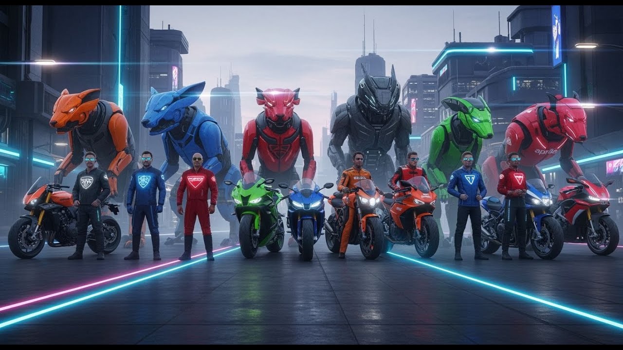 Top 10 Motorcycle Brands Reimagined as Futuristic Robotic Beasts | Yamaha, Ducati, Harley & More