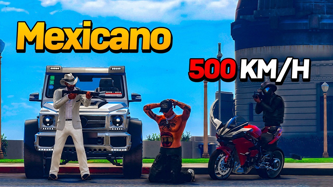 Llevamos Una H2R A 500KM/H Para Huir De Un Mexicano GTA RP