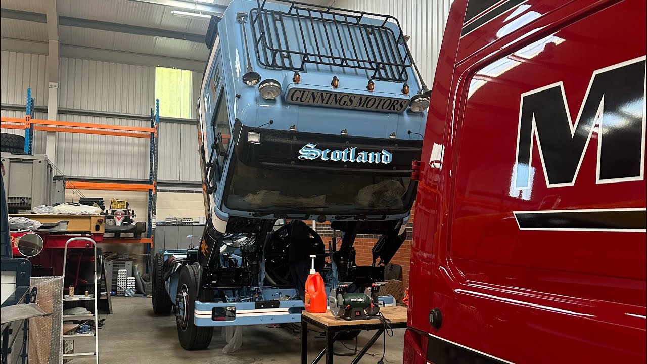Scania 143 first start up in 2 yrs!!
