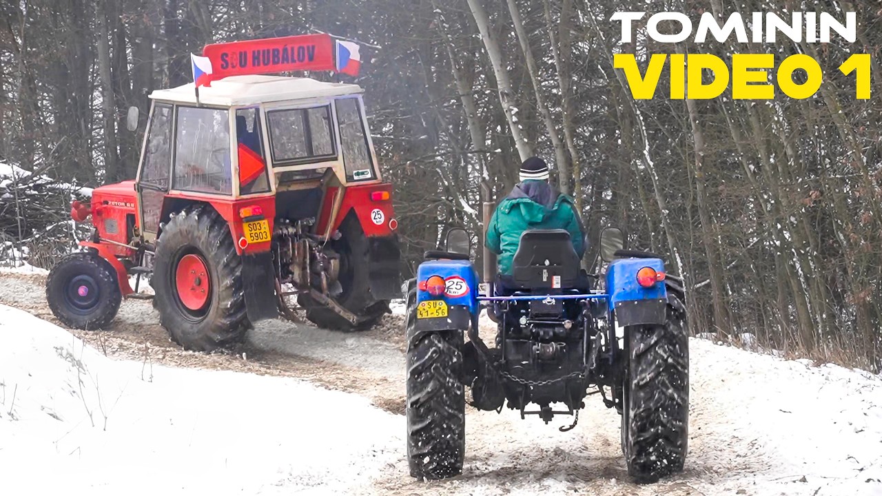 Tractor ❄️ winter mud race | Traktoriáda Nechálov 2026 | závod 🚜 Video 1