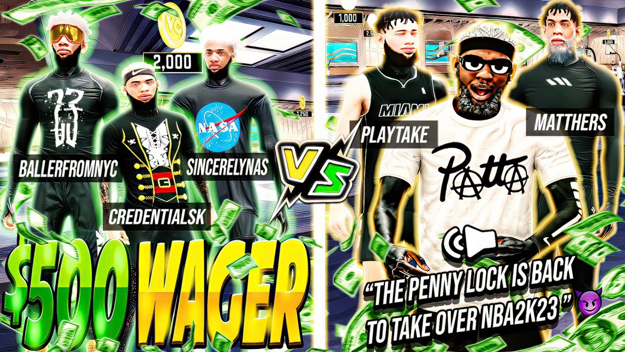I Played In My First Ever $500 WAGER On NBA 2K23 And YOU WILL NOT BELIEVE WHAT HAPPENED...😱