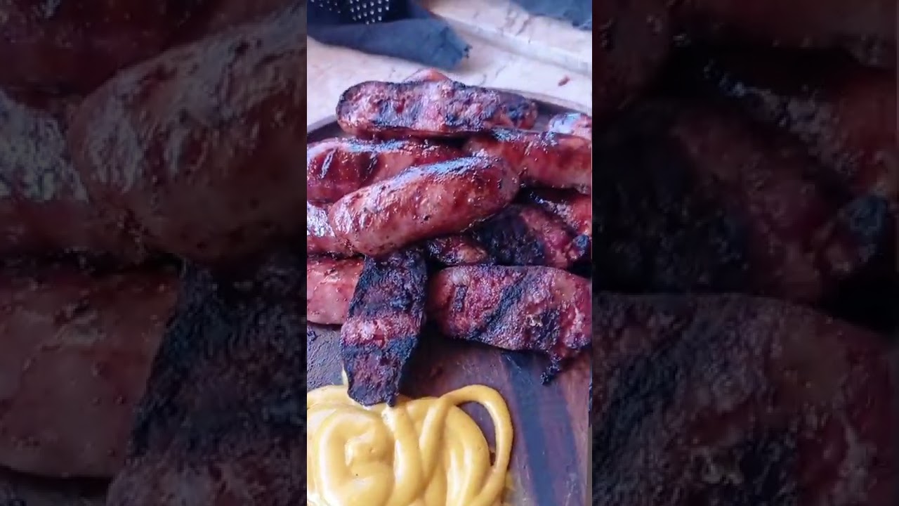lingui&ccedil;a com mostarda amarela &eacute; perfeito meu povo!! Do El Narig&oacute;n Gastronomia com m&uacute;sica!!!