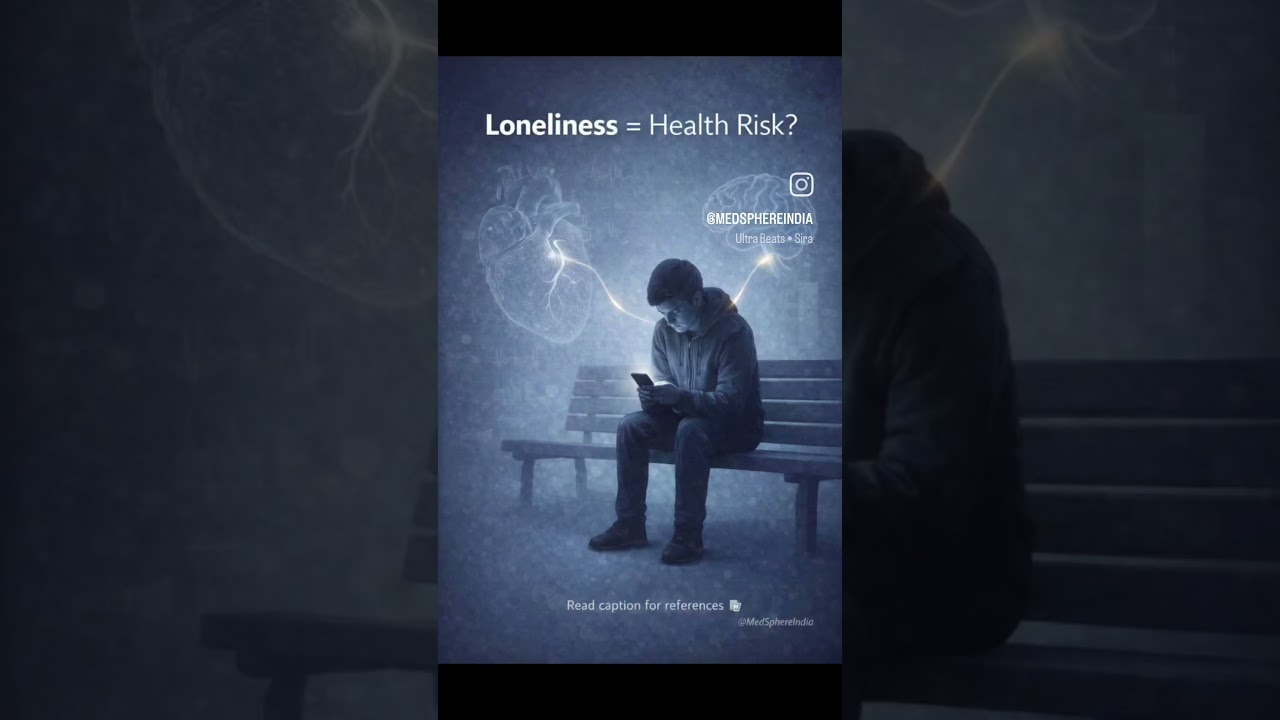 🧠 Loneliness Is a Health Risk — New Research 
