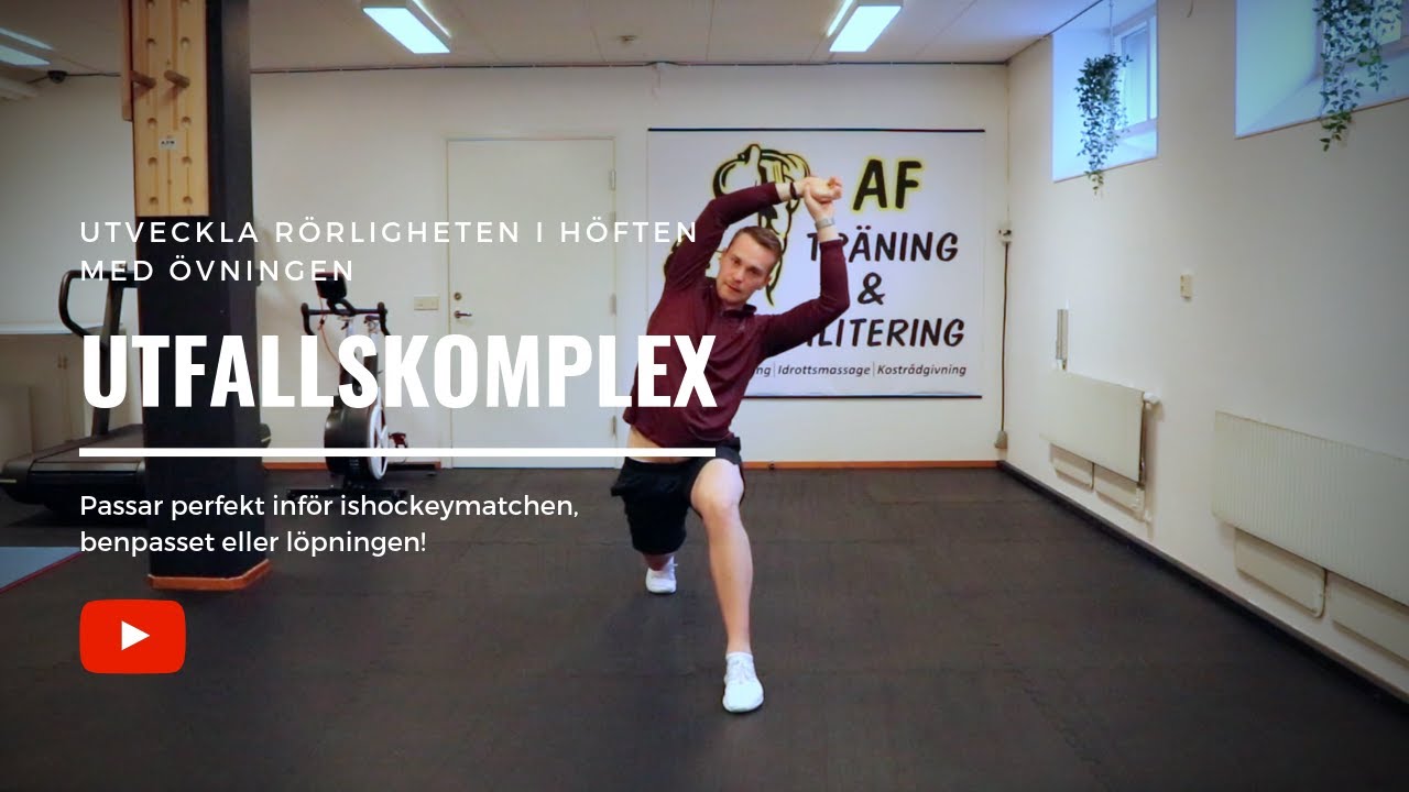 Utfallskomplex - uppvärmningsrutin för idrottare