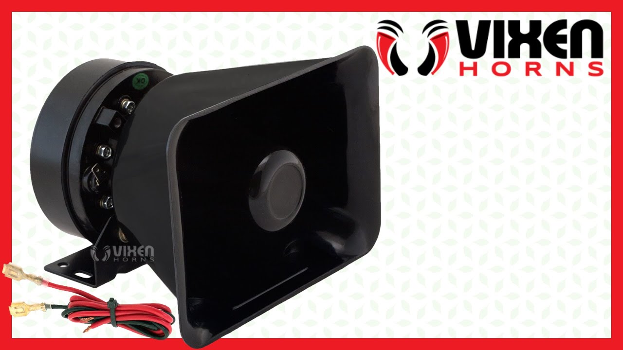 📢 VIXEN HORNS VXS9118 Alarm Siren Speaker 100W RMS 🔥