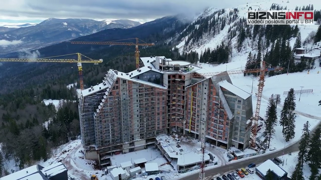 Jahorina iz zraka: Novi hoteli, resorti i prve skije - planina koju neki nisu prepoznali