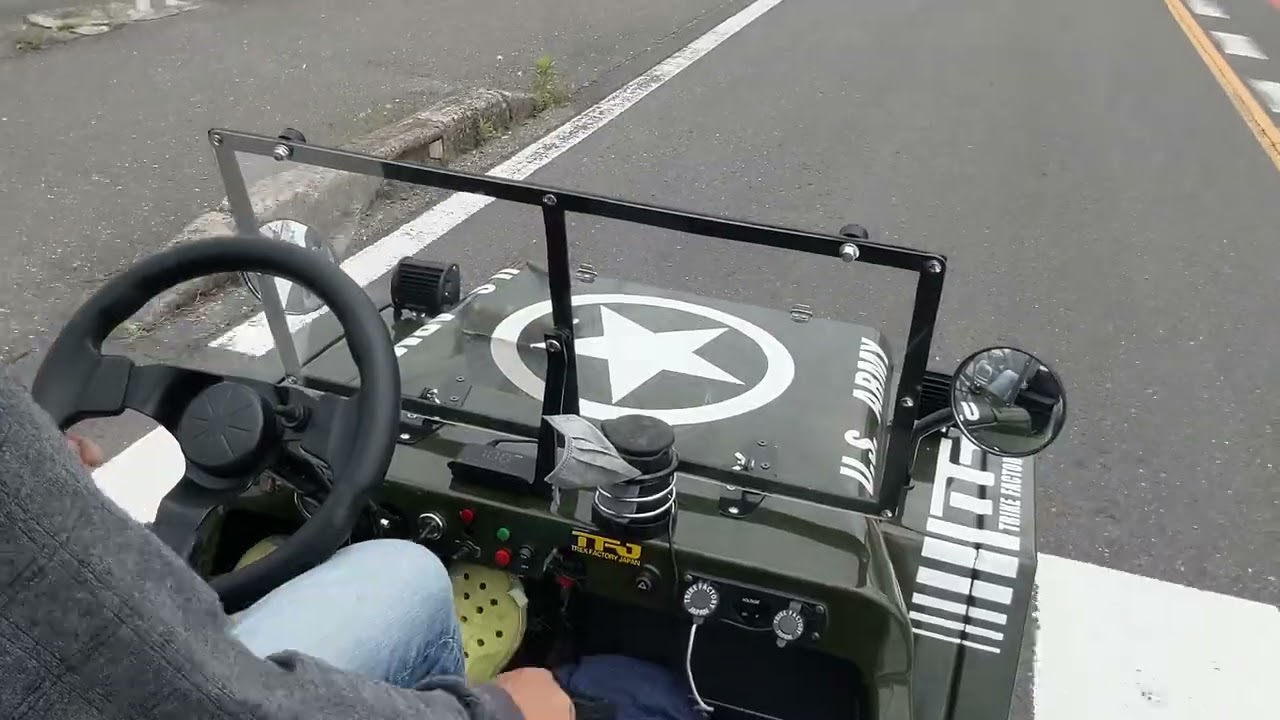ミニジープ（ビックフォースⅲ）でモーニングに行く