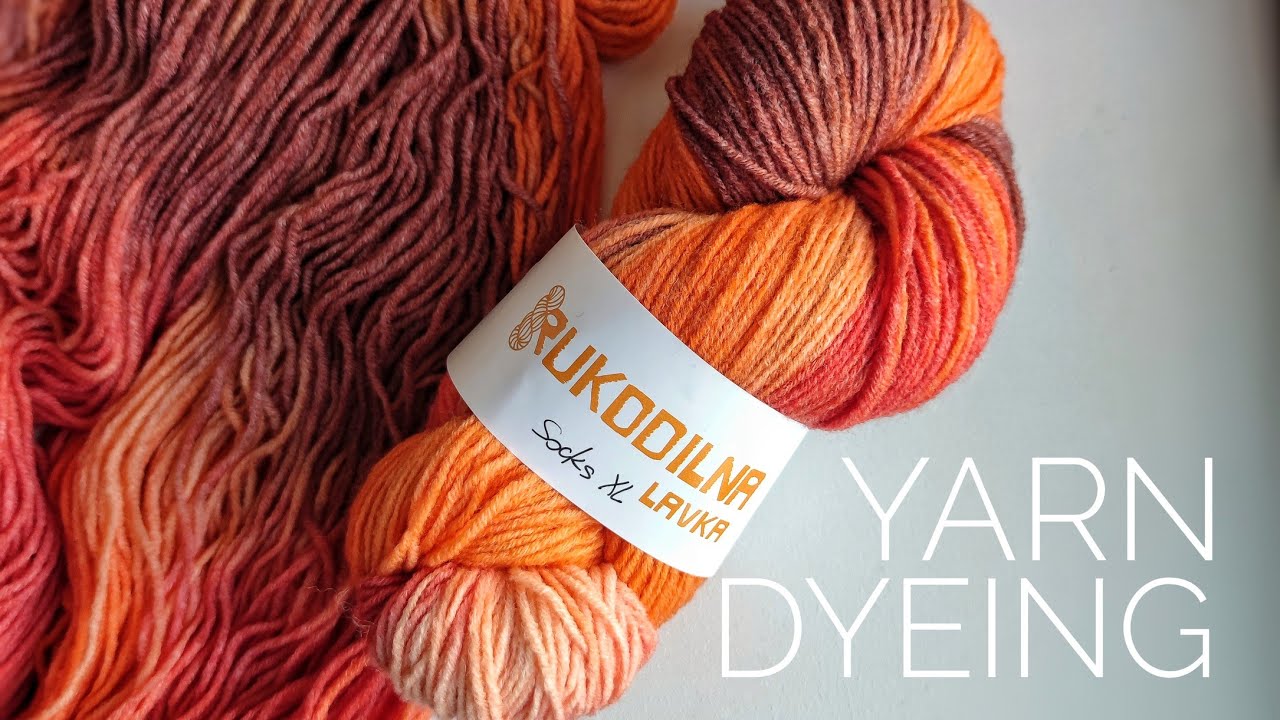 Hand Dyed Yarn &ndash; Pumpkin Field Colorway | Watch Me Dye Yarn (Fall Inspired)