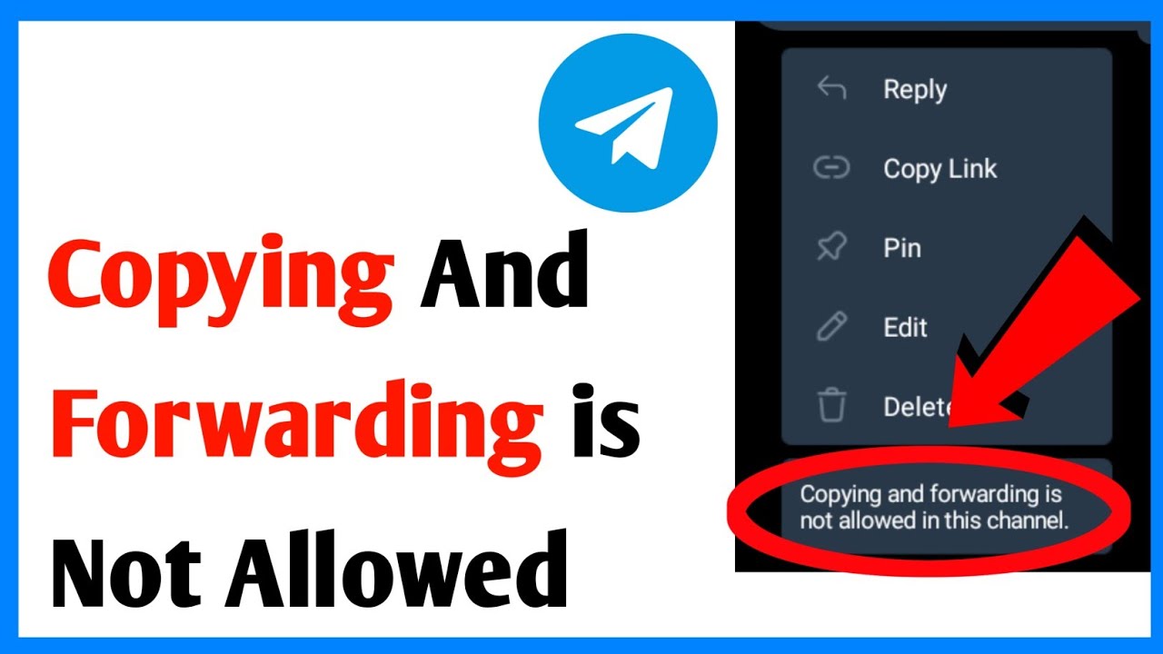 How To Solve Copying And Forwarding is Not Allowed in Telegram Channel