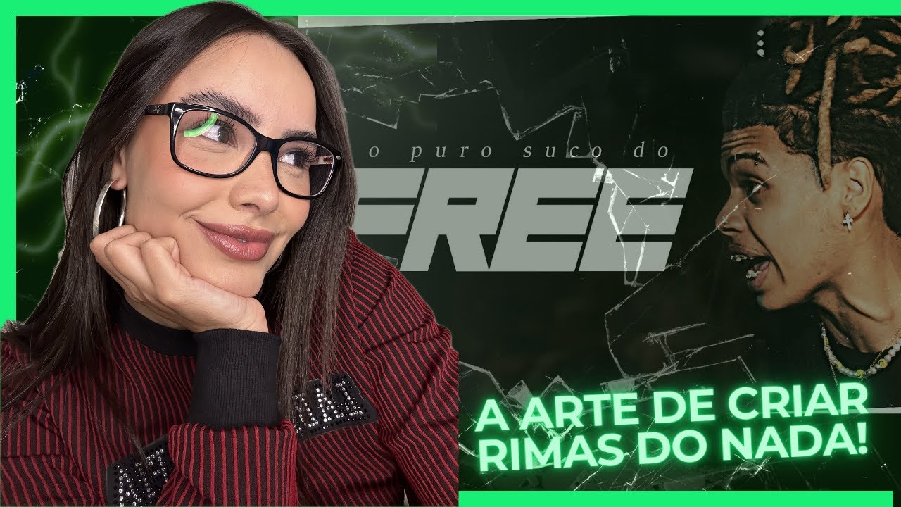 (REACT) a ARTE DE CRIAR RIMAS do nada!
