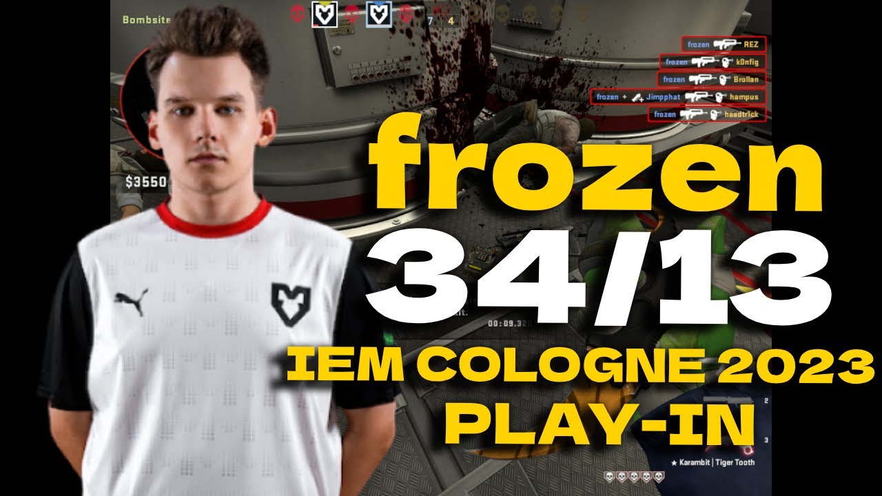 CSGO POV MOUZ frozen (34/13) vs NIP (NUKE) @ IEM Cologne 2023 Play-in