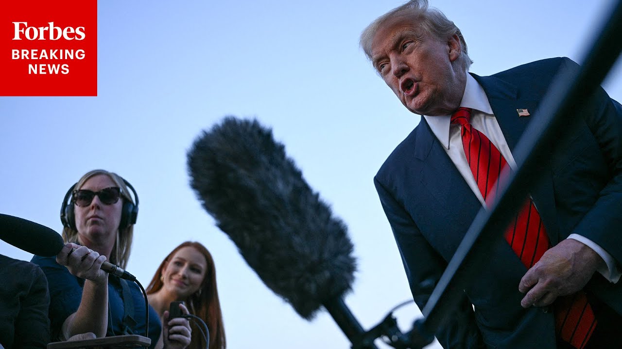 FULL SUNDAY GAGGLE: Trump Takes Questions From Reporters Before Boarding Air Force One For DC Return