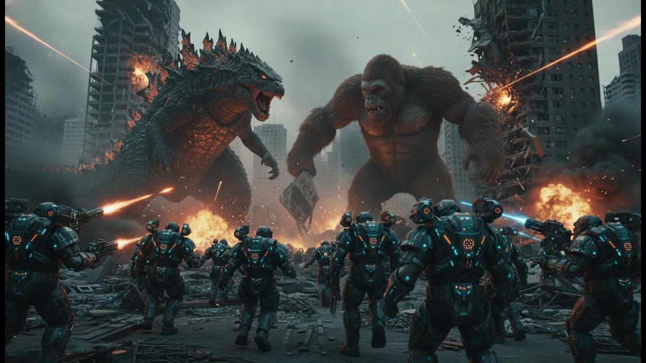 ORC army and the Titans: Advanced Weaponry vs Giant Monsters