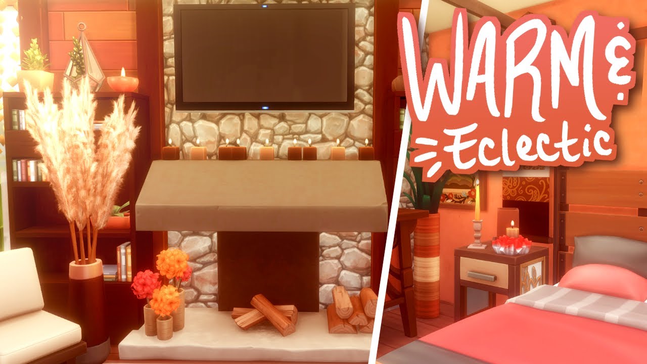 Warm & Eclectic Apartment / The Sims 4 Speed Build / Pinecrest Apartment Renovation / Eco Lifestyle