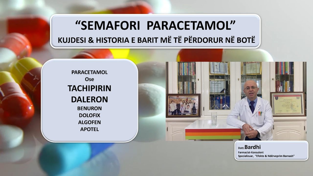 PARACETAMOL, TACHIPIRIN, DALERON, BENURON