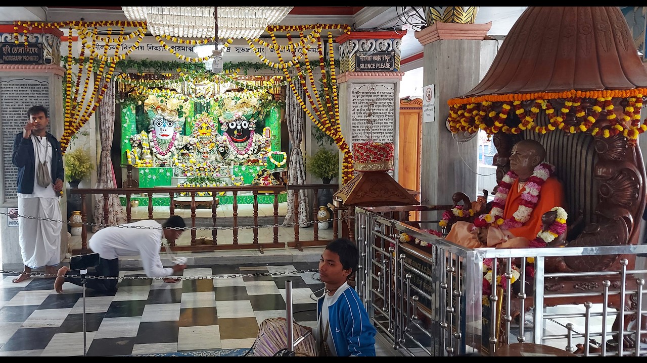 Dina Doyal Chaytania Kirtan in Lord Jagannath Temple in ISKCON Mayapur India on Maha Shivratri 2026