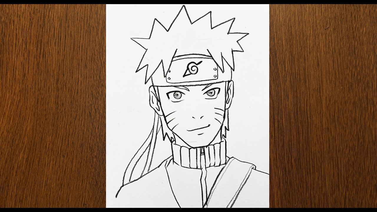 How to draw Naruto - Easy step-by-step anime drawing tutorial
