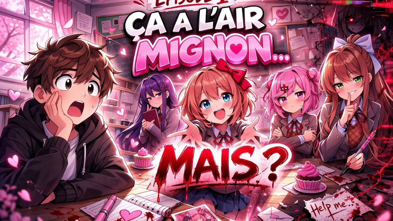 Doki Doki littérature club épisode 1 !