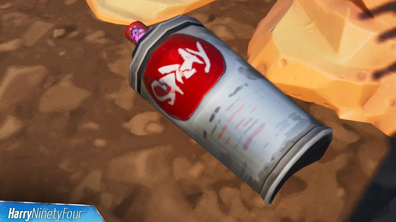 All Lost Spray Can Locations Guide - Fortnite (Spray & Pray Challenge)