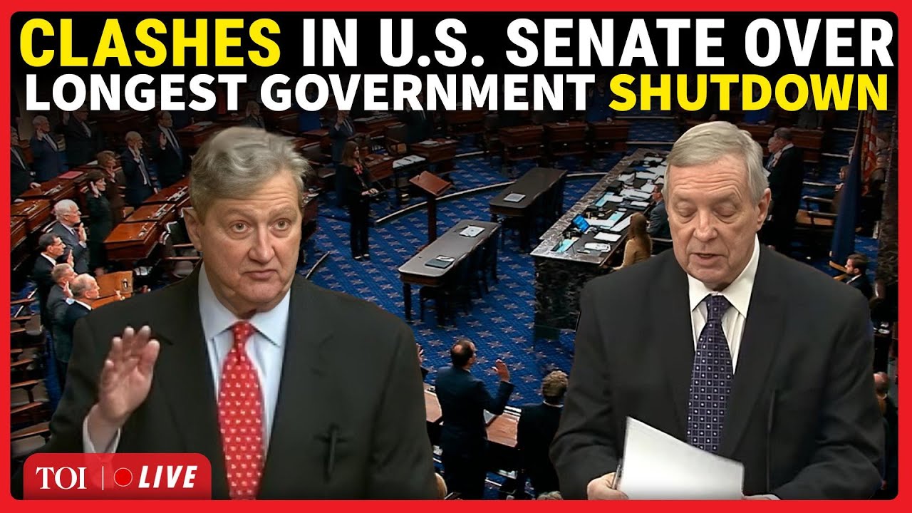 U.S. Senate EXPLODES In Big Fiery Clash Over Longest Shutdown In History | Voting Underway