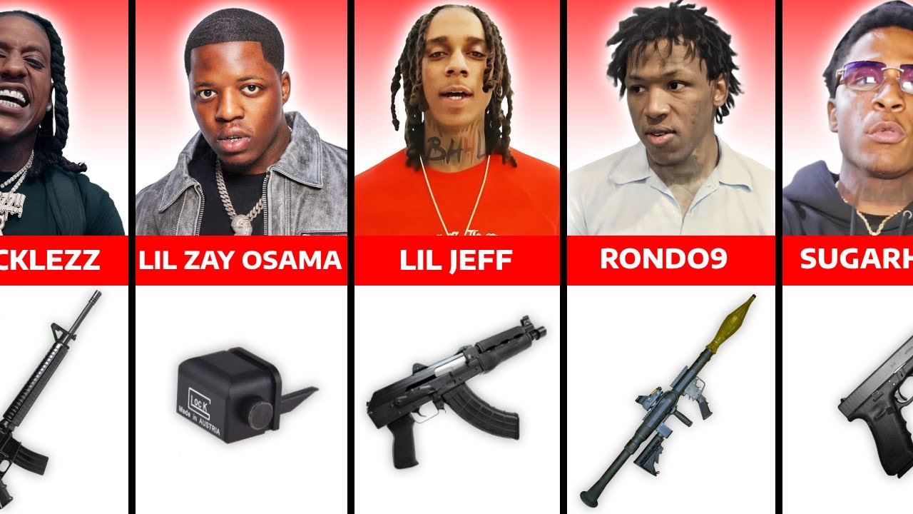 Drill Rappers And Their Favourite Weapons