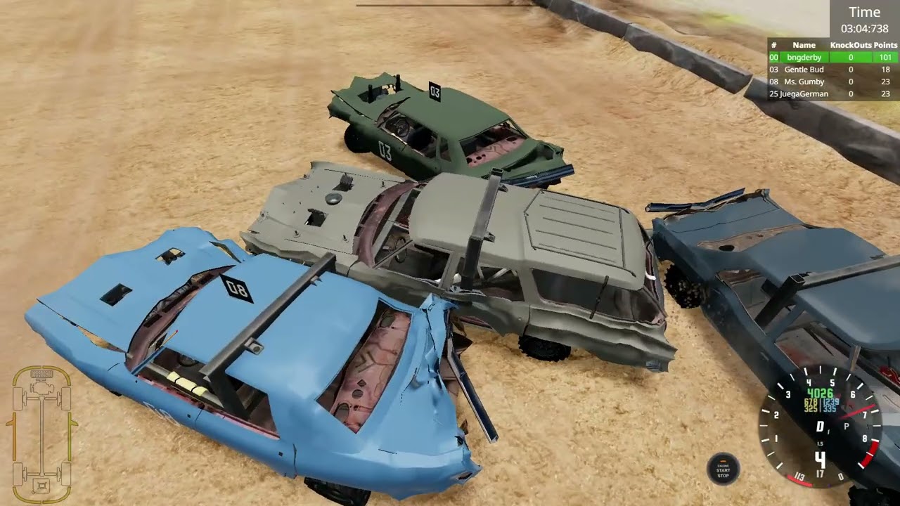 BeamNG drive derby
