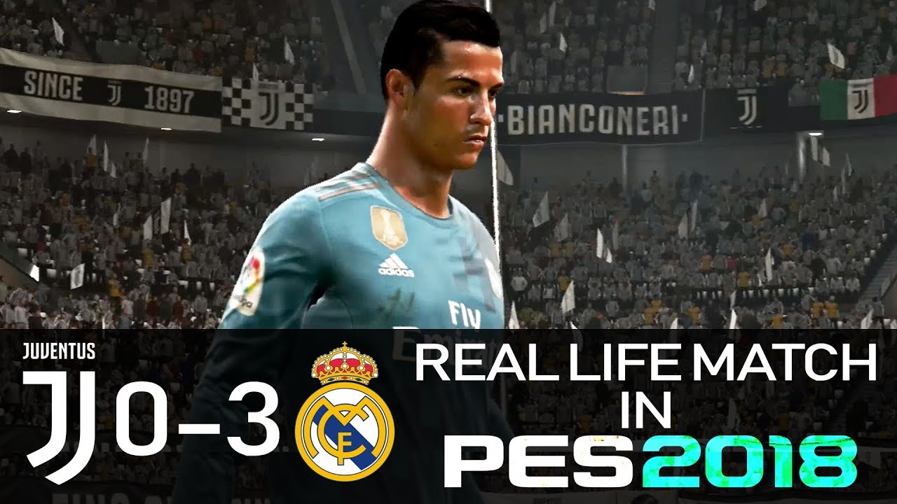 REAL LIFE MATCH IN PES 🎮| Juventus vs Real Madrid 0-3 ⚽
