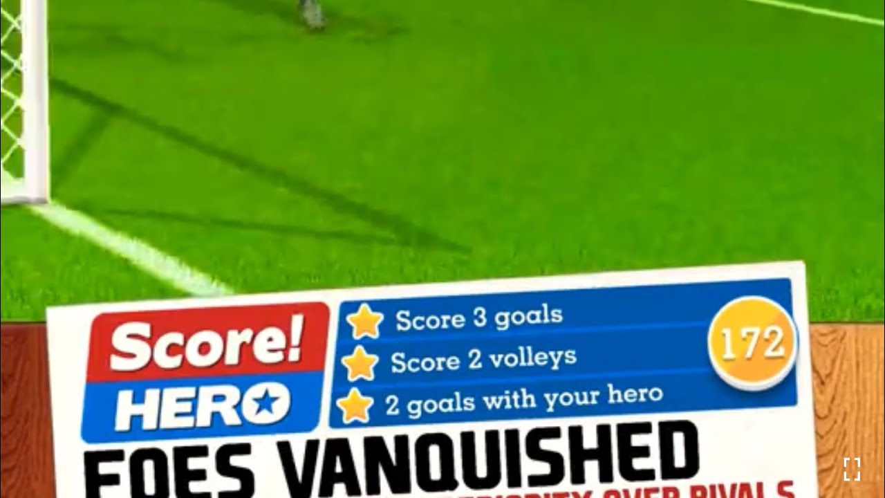 Score! Hero level 172✌️3 stars