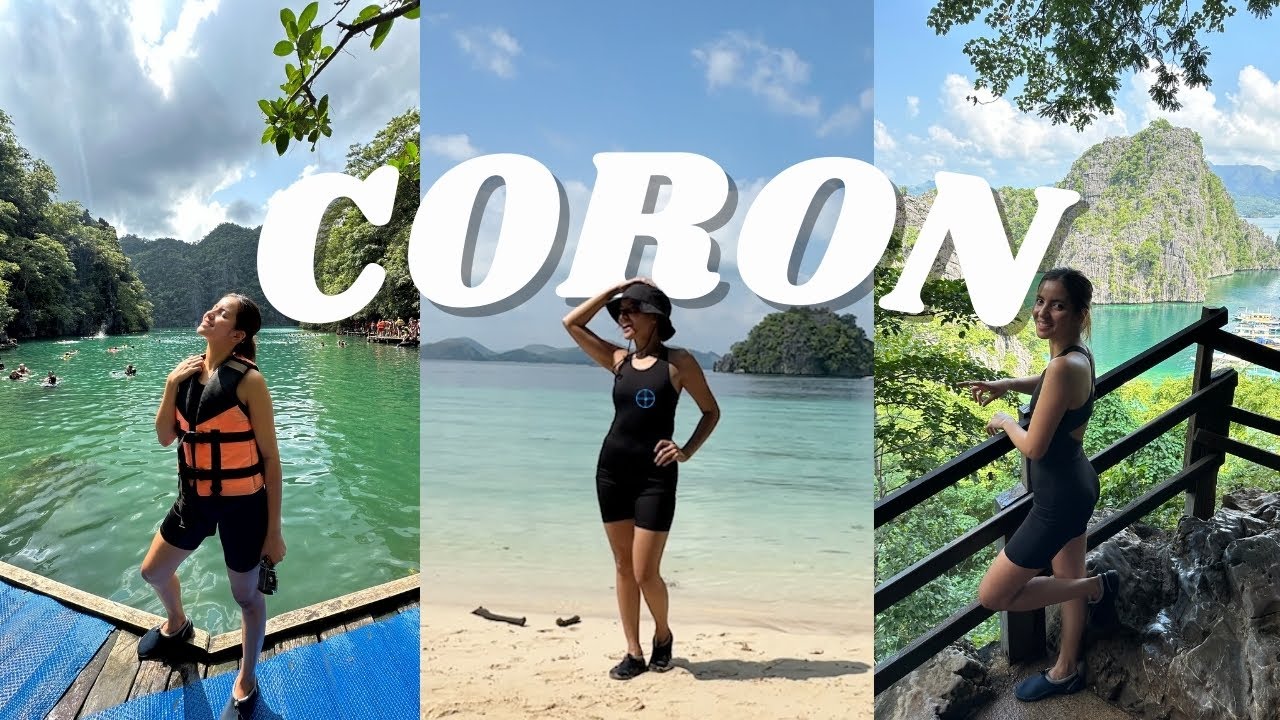 Coron Vlog ~ Kayangan Lake, Barracuda Lake, Skeleton Shipwreck, Atwayan Beach, Twin Lagoon | Mari