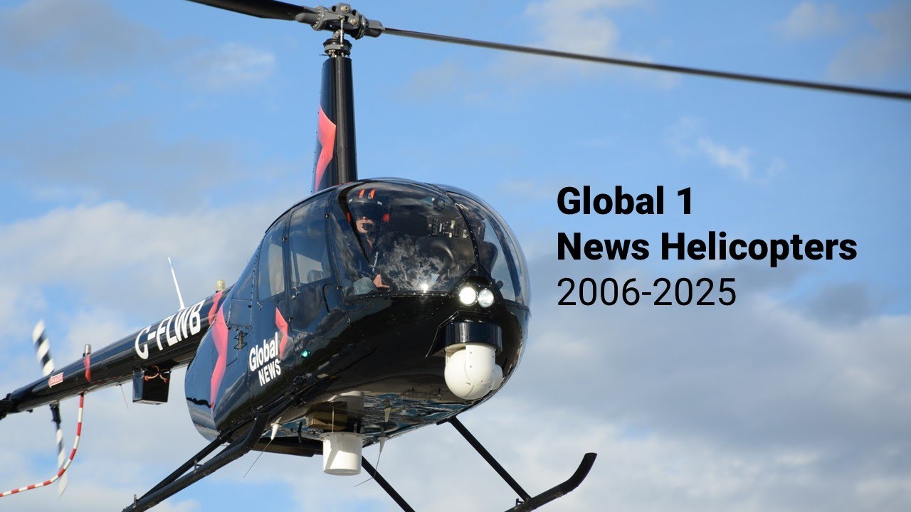 Final flights for Global 1 News Helicopters - December 18, 2025
