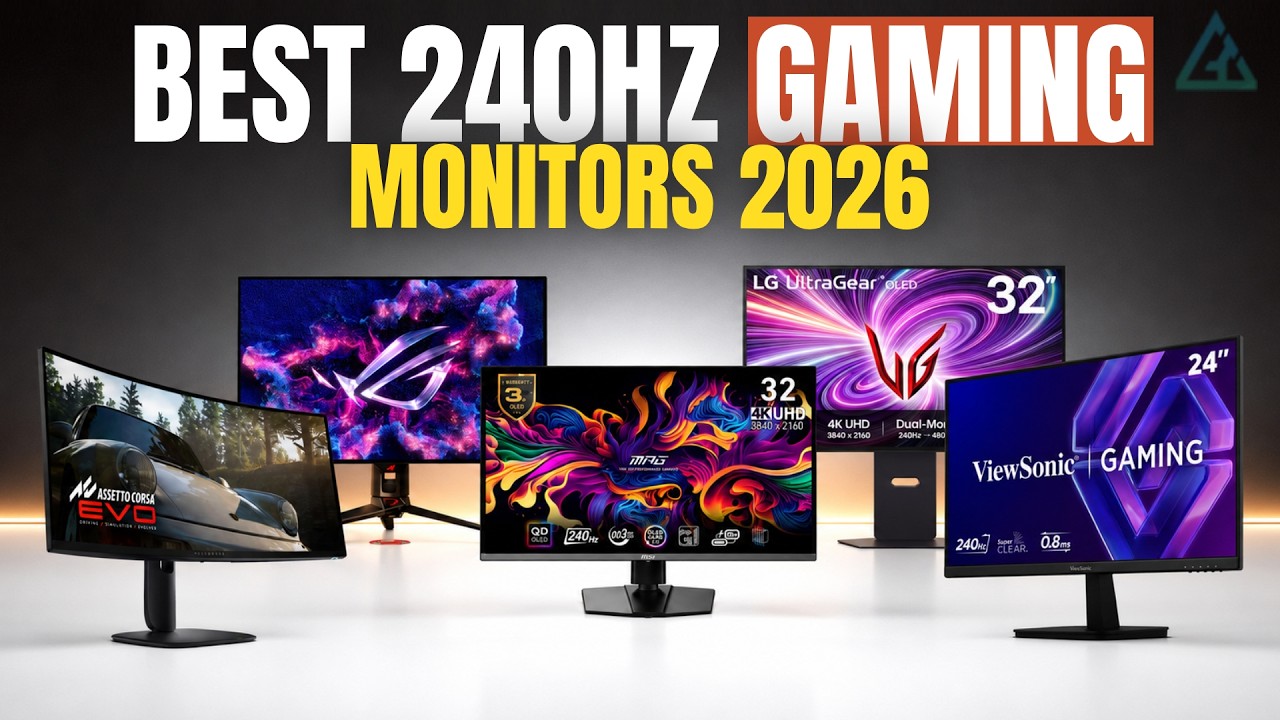 7 ЛУЧШИХ ИГРОВЫХ МОНИТОРОВ 240 ГЦ 2026 ГОДА
