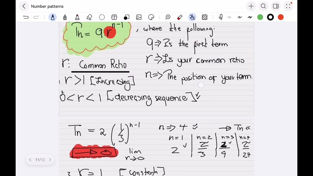 Number Patterns Part 3 (Geometric Sequence)