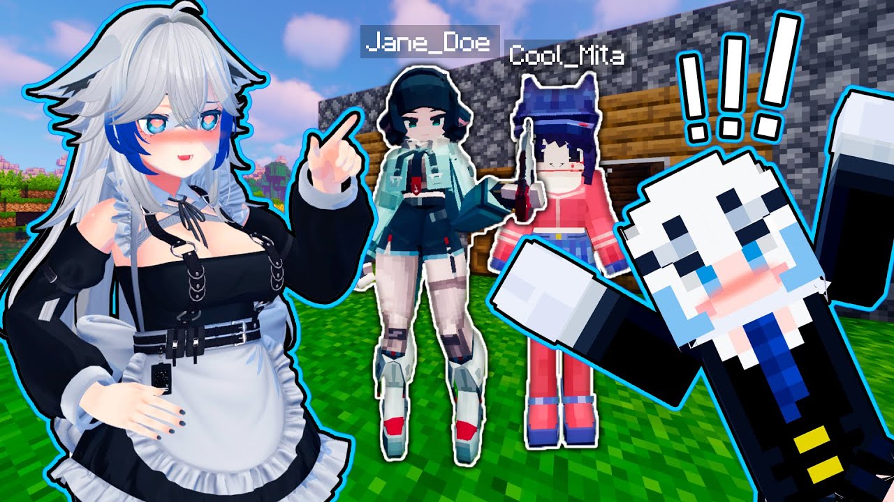 Una WAIFU IA entró a mi mundo de MINECRAFT y pasó esto...!! 😍🔥
