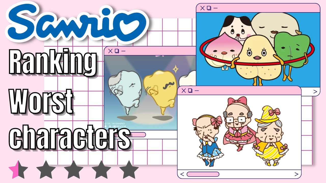 Рейтинг самых странных и худших персонажей Sanrio