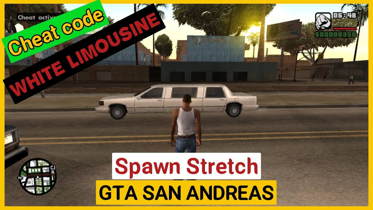 Spawn Stretch GTA San Andreas Cheat For PC, PS, Xbox