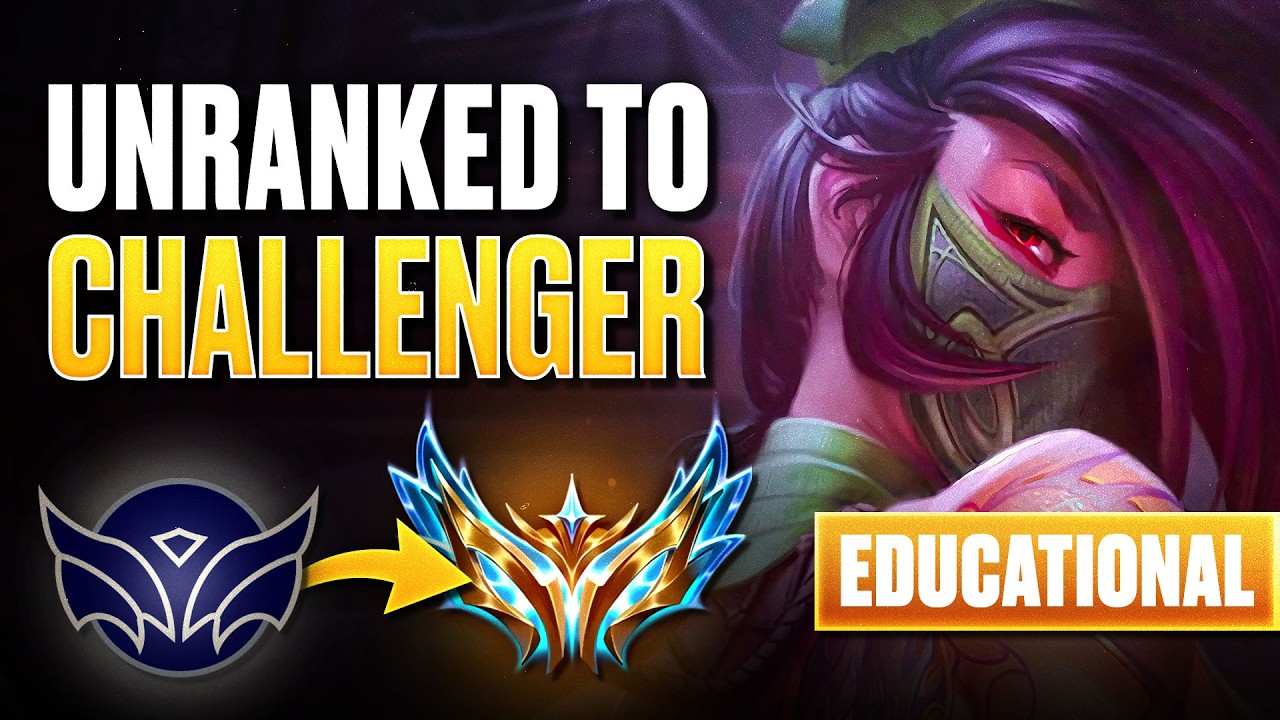 EDUCATIONAL Unranked to Challenger on AKALI ⏐ How to Play AKALI Guide