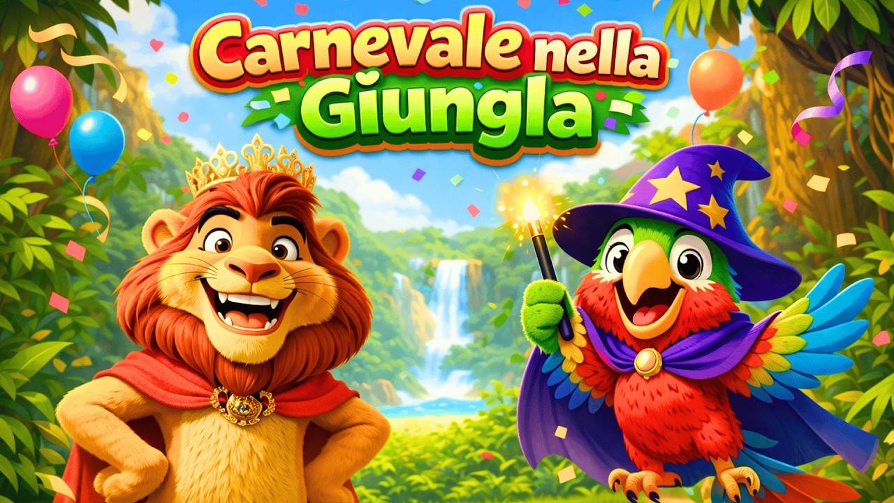 🦜CARNEVALE NELLA GIUNGLA 🦁 La canzone 🎶