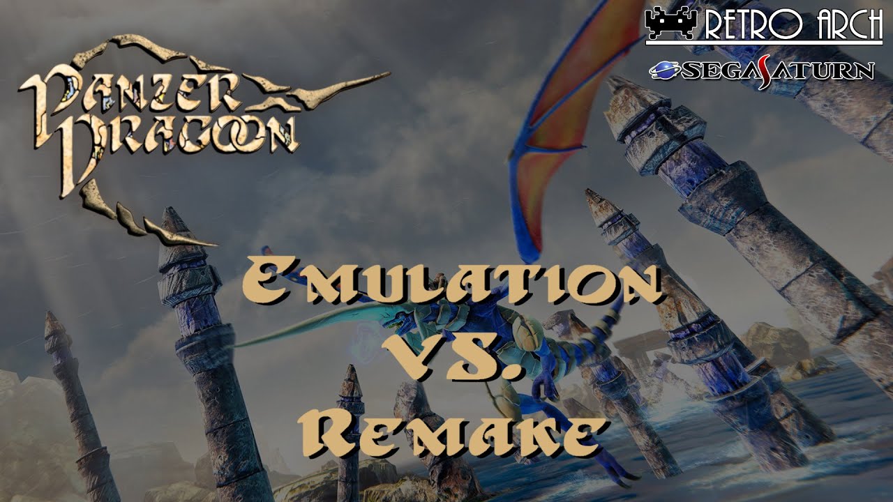 Panzer Dragoon - Emulation Vs. Remake (side by side comparison)