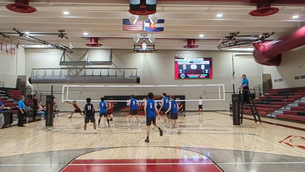 Grandview HS JV Men's Volleyball vs. Ponderosa HS - AWAY Game, SET 1, 3/3/2026