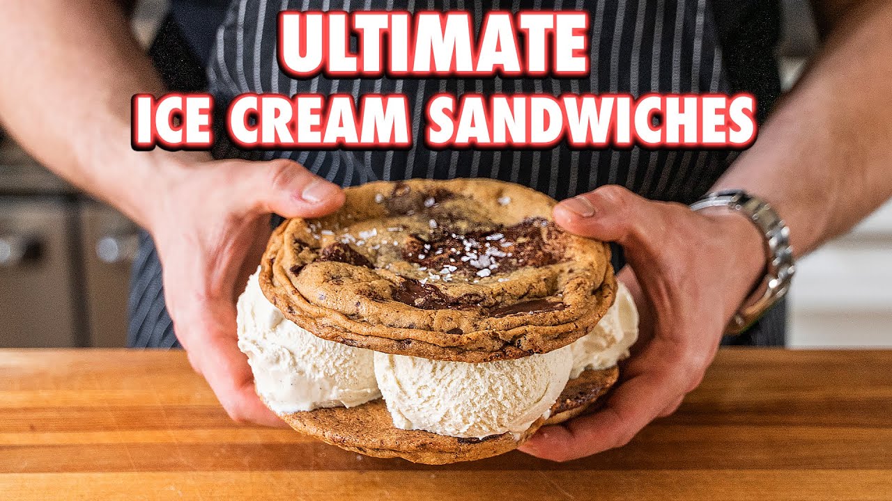Best Ice Cream Sandwiches Completely From Scratch (2 Ways)