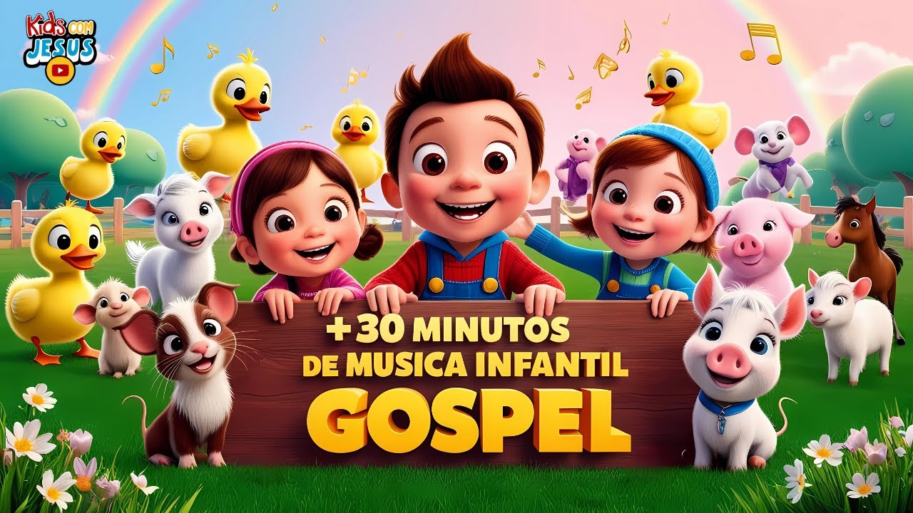 Colet&acirc;nea De M&uacute;sica Infantil Gospel -  Vem Cantar e dan&ccedil;ar !!
