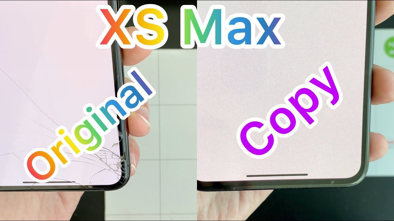 XS Max - экран (Копия или Оригинал)