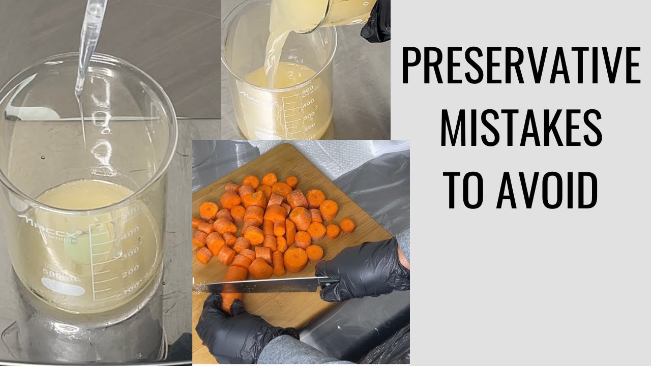PRESERVATIVE Mistakes To Avoid When Making Skin & Hair Care #learn #howto