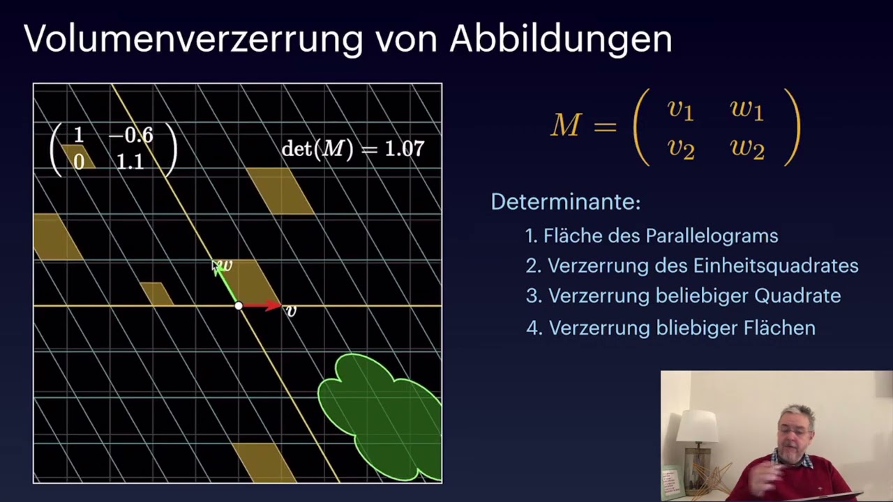 (LA) 3.13 Volumenverzerrung bei Abbildungen