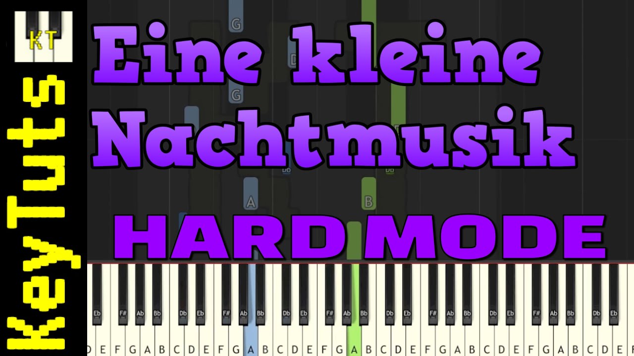 Eine kleine Nachtmusik [Mozart] - Hard Mode [Piano Tutorial] (Synthesia)