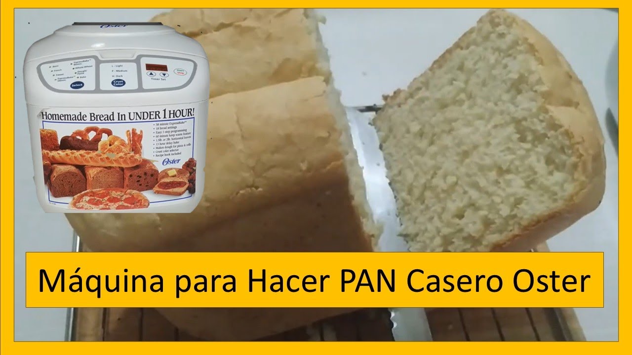 🍞 Máquina para Hacer PAN Casero Oster | Paso a Paso 1 🥖🥐🥨