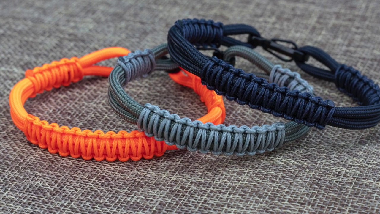 Tutorial Thin paracord bracelet bracelet