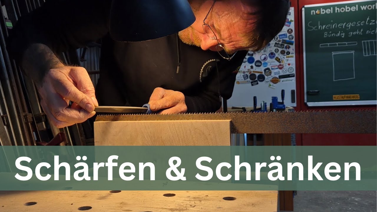 Gestellsäge schärfen & schränken – so wird dein Werkzeug wieder wie neu
